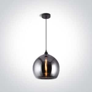Jet Dark Chrome 12W E27 decorative pendant.