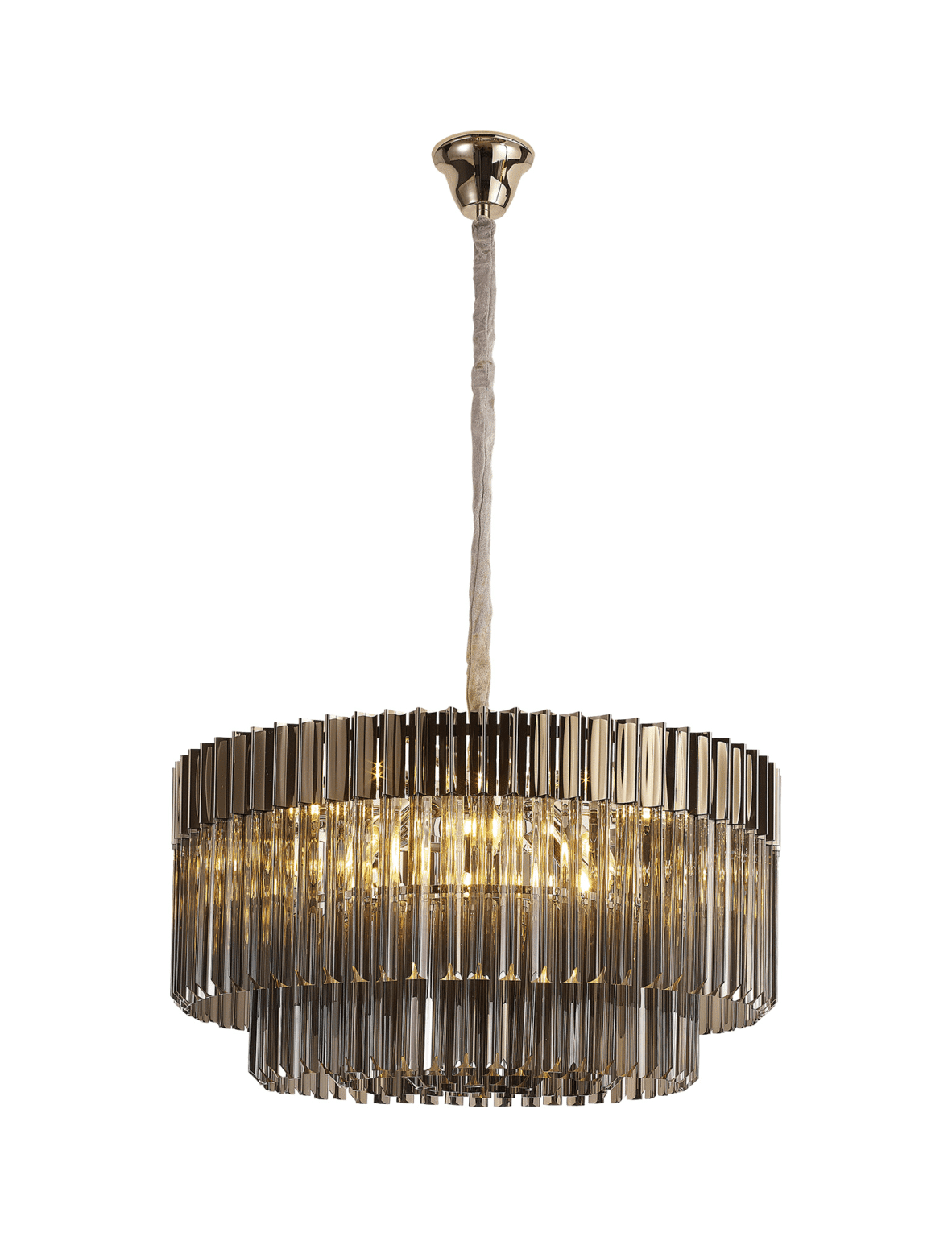 Polished Nickel / Smoke