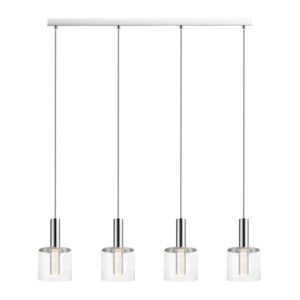 Clodagh Four Light Linear Pendant