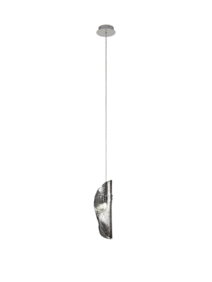 Conway Pendant 2m, 1 x G9, Polished Chrome/Smoked Glass
