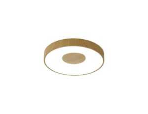 Coin Round Ceiling 56W LED With Remote Control 2700K-5000K, 2500lm, Wood Effect