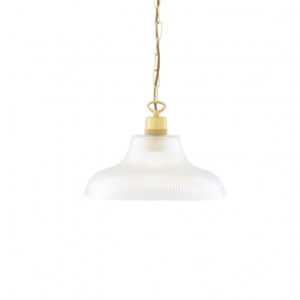 Prismatic Railway Glass Pendant Light 30cm