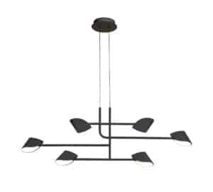6 light linear pendant