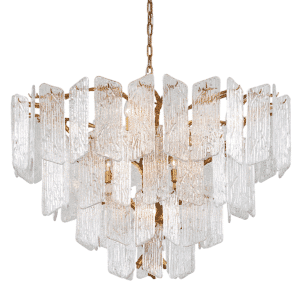 modern gold chandelier