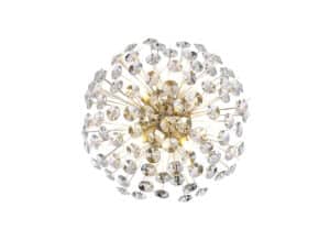 Cosmo Wall / Ceiling 4 Light G9 French Gold / Crystal