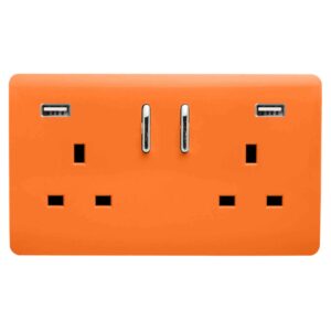 double plug socket with usb