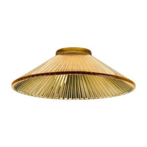 Hibiscus 250 x 80mm Pleated Cone Glass Shade