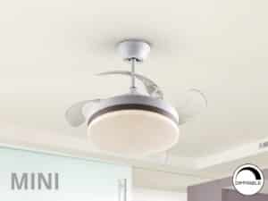 VENTO MINI - WHITE FAN Ø40/90 DIMMABLE