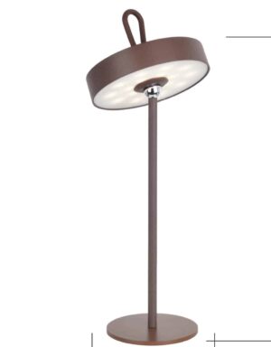 GONG- LED WIRELESS RECHARGEABLE TABLE LAMP CORTEN