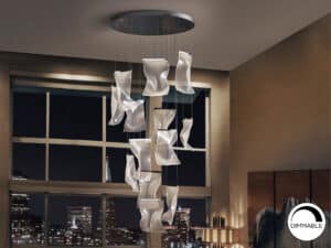 luxury statement piece in chrome finish