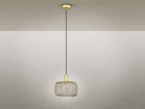 OSIRIS PENDANT LAMP 1L., GOLD