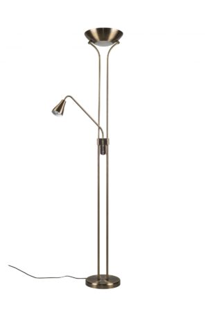 Alba Mother and Child Floor Lamp Antique Brass
