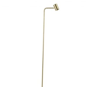 Diego 1 Light Floor Lamp Satin Brass