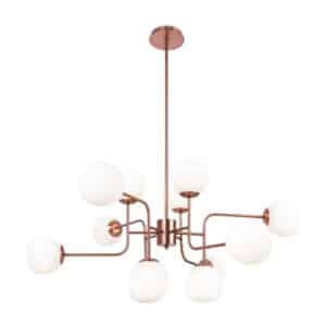 Erich 12 Light Chandelier Brass