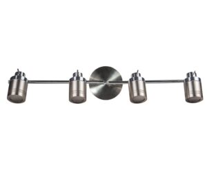 Luxo 4 Light Spotlight Bar Satin Chrome
