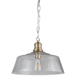 Millar1 Light Pendant Antique Brass