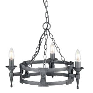 Saxon 3 Light Chandelier