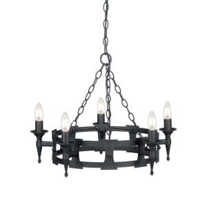 Saxon 5 Light Chandelier