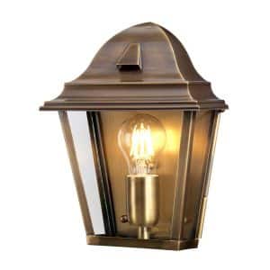 St James 1 Light Wall Lantern - Brass