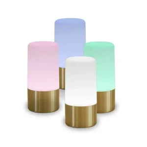 Maia Rechargeable Outdoor Table Lamp Brass CCT/RGB