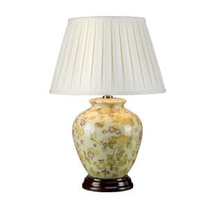 Yellow Flowers 1 Light Table Lamp