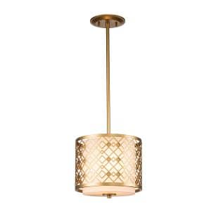 Ziggy 1lt Small Pendant - Lacquered Gold