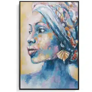 Framed Oil Painting - Native Style Morning Dawn