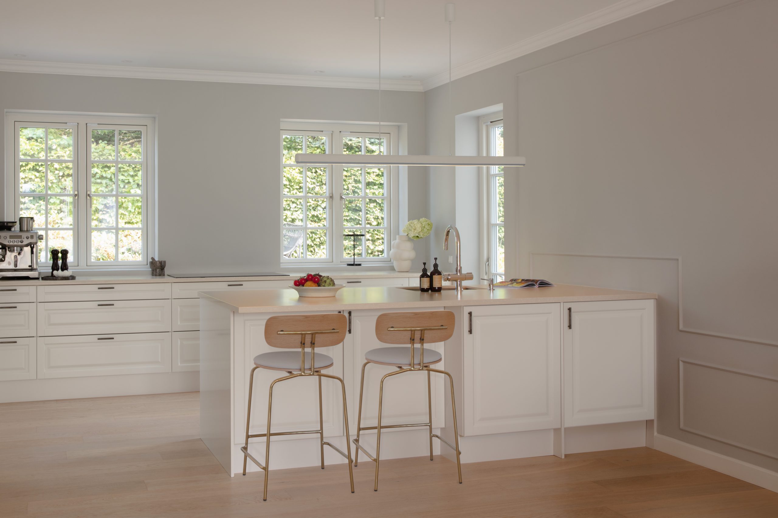 Hazel Branch 150 cm | White/Steel - Image 2