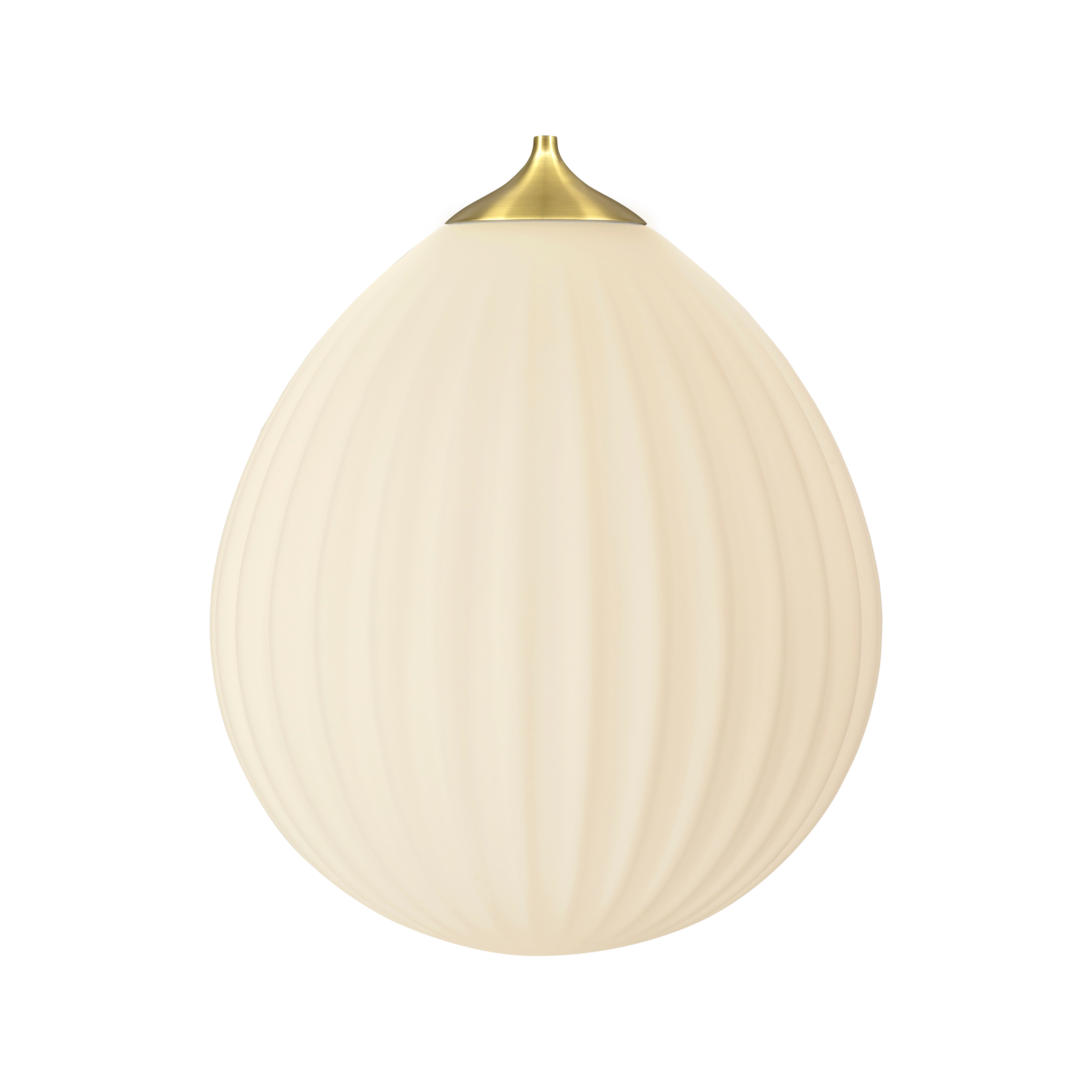 Around the World Large | White Brushed Brass