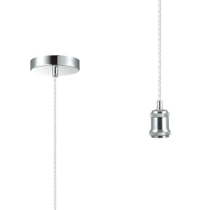Dreifa Polished Chrome Pendant kit