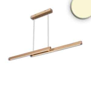LED Pendant Light IP42 HOLZDRIFT - Oiled Oak Finish