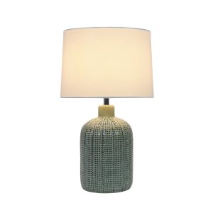 Addison Ceramic Table Lamp Green