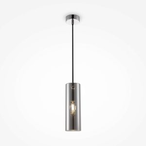 gioia pendant lamp chrome on a white background