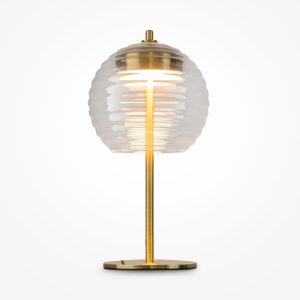 Mystic table lamp in brass