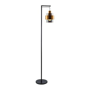 Mela Floor Lamp-Smoke
