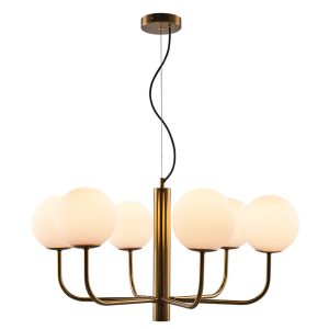 Taishan Six Light Pendant Br/Brass