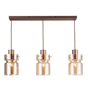 Camden Linear Pendant - Copper