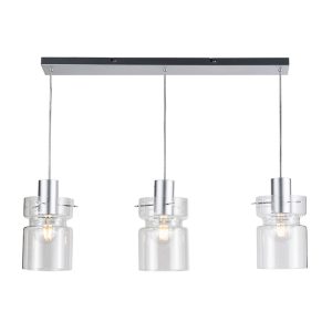 Camden Linear Pendant - Silver