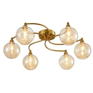 ceiling light ireland shown in brass