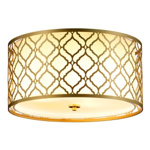 TREND PAINTED GOLD PATTERNED SURFACE FITTING