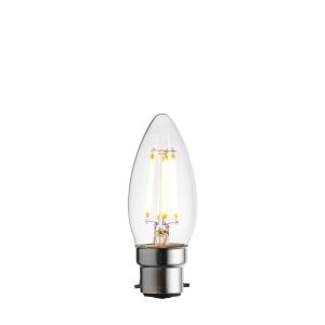 B22 LED filament candle Dimmable