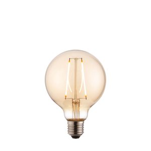 E27 LED filament globe 95mm dia