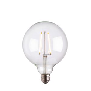E27 LED filament globe 125mm dia
