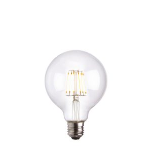 E27 LED filament globe 95mm dia