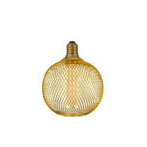 gold mesh lightbulb