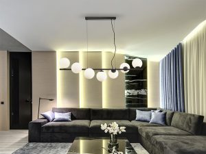 INOA- LAMP 7L BLACK-OPAL