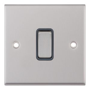 switch in satin chrome