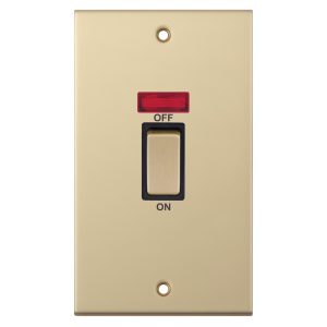 45 Amp DP Switches - 2 Gang Plate