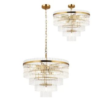 Aquilla 10 Light Pendant/Semi Ceiling Light