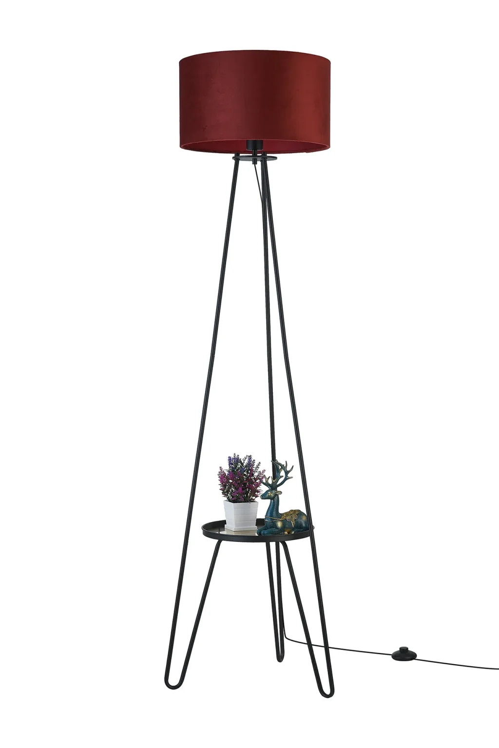 Satin Black/Brass insert/Oxblood